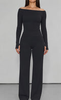 Black Straight Leg Leggings