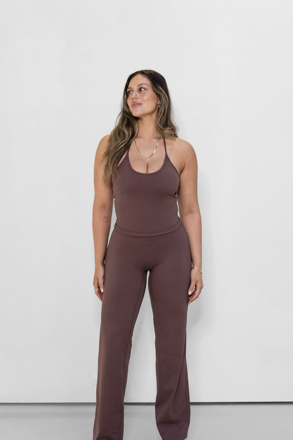 Straight Leg Legging - Mink