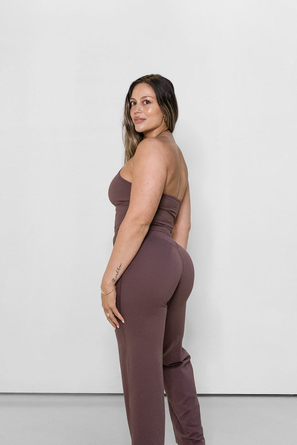 Straight Leg Legging - Mink
