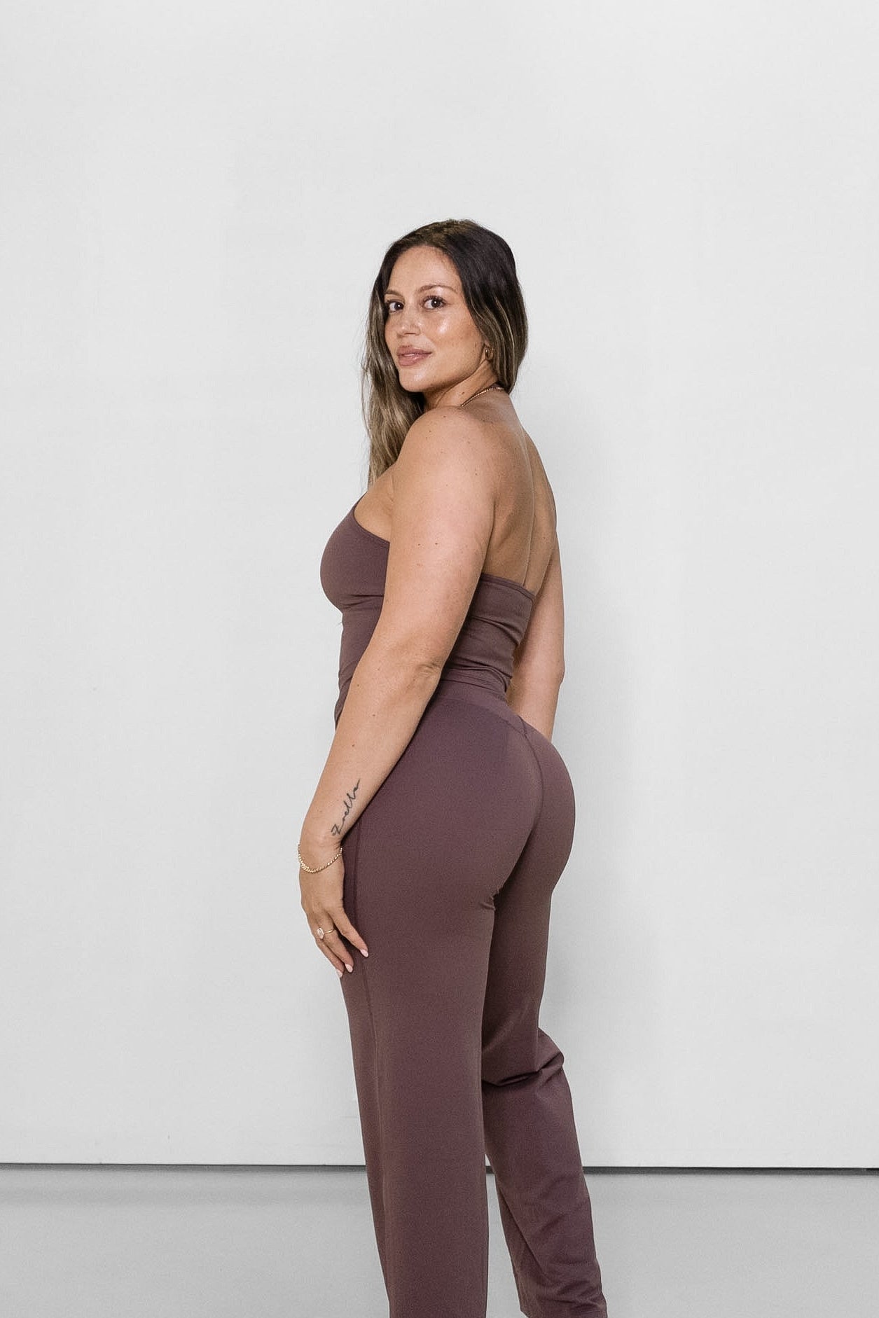 Straight Leg Legging - Mink