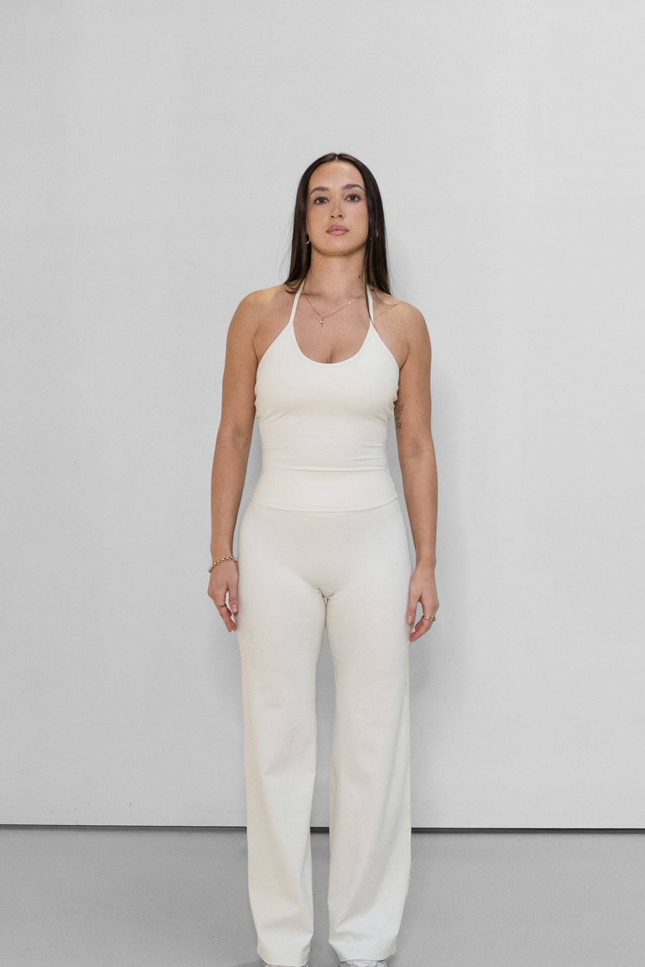Straight Leg Legging - Oat
