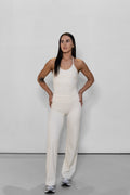 Straight Leg Legging - Oat